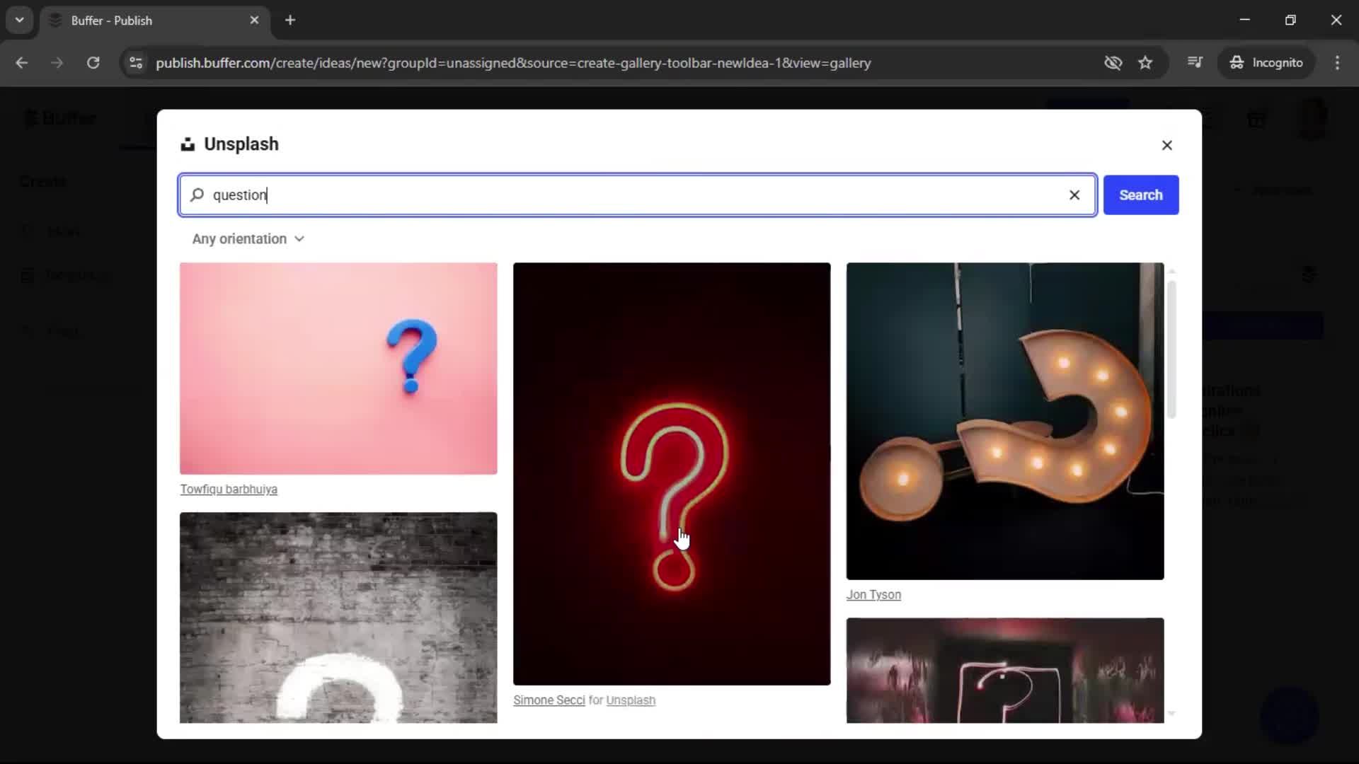 General browsing screenshot
