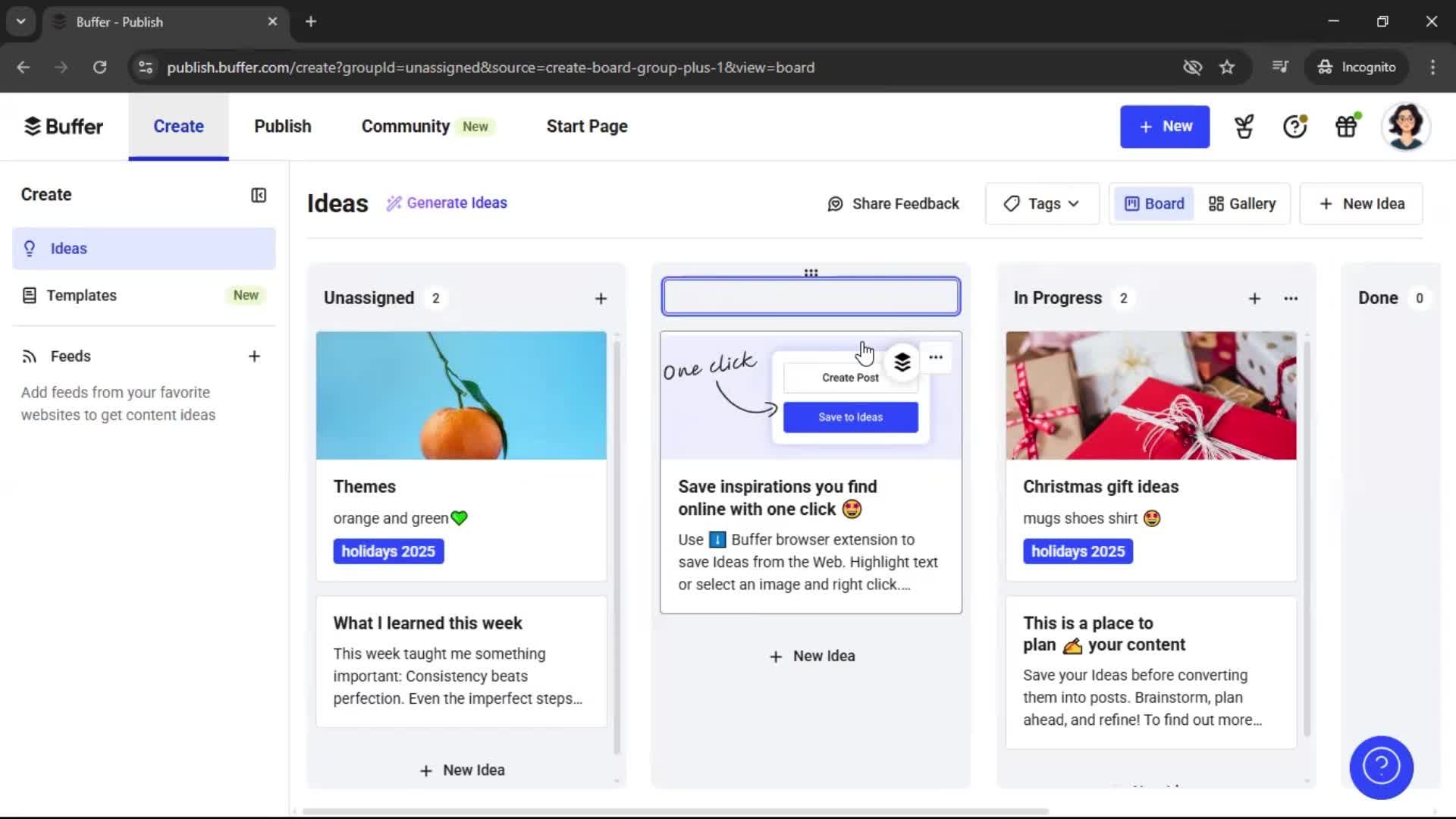 General browsing screenshot