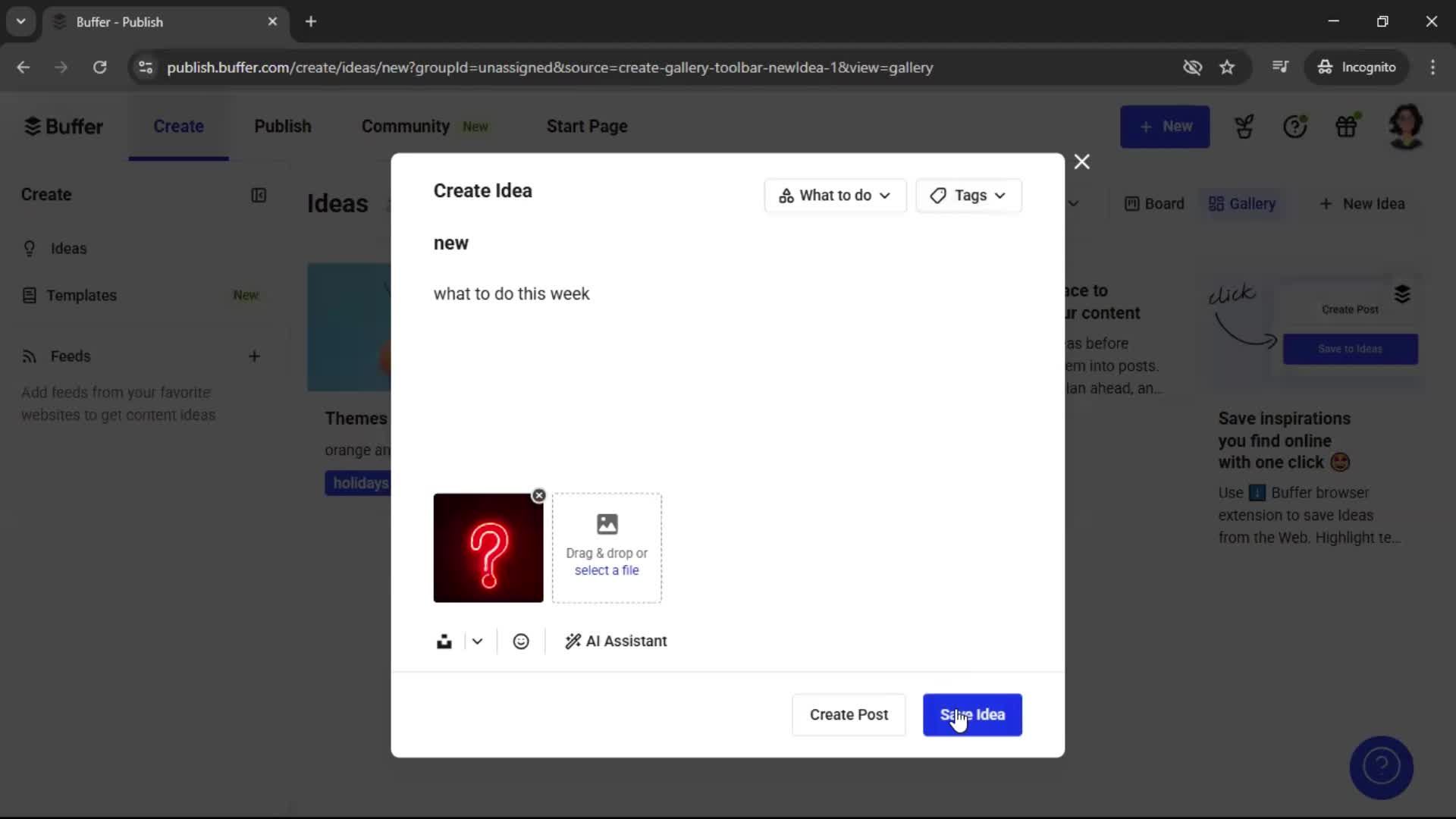 General browsing screenshot