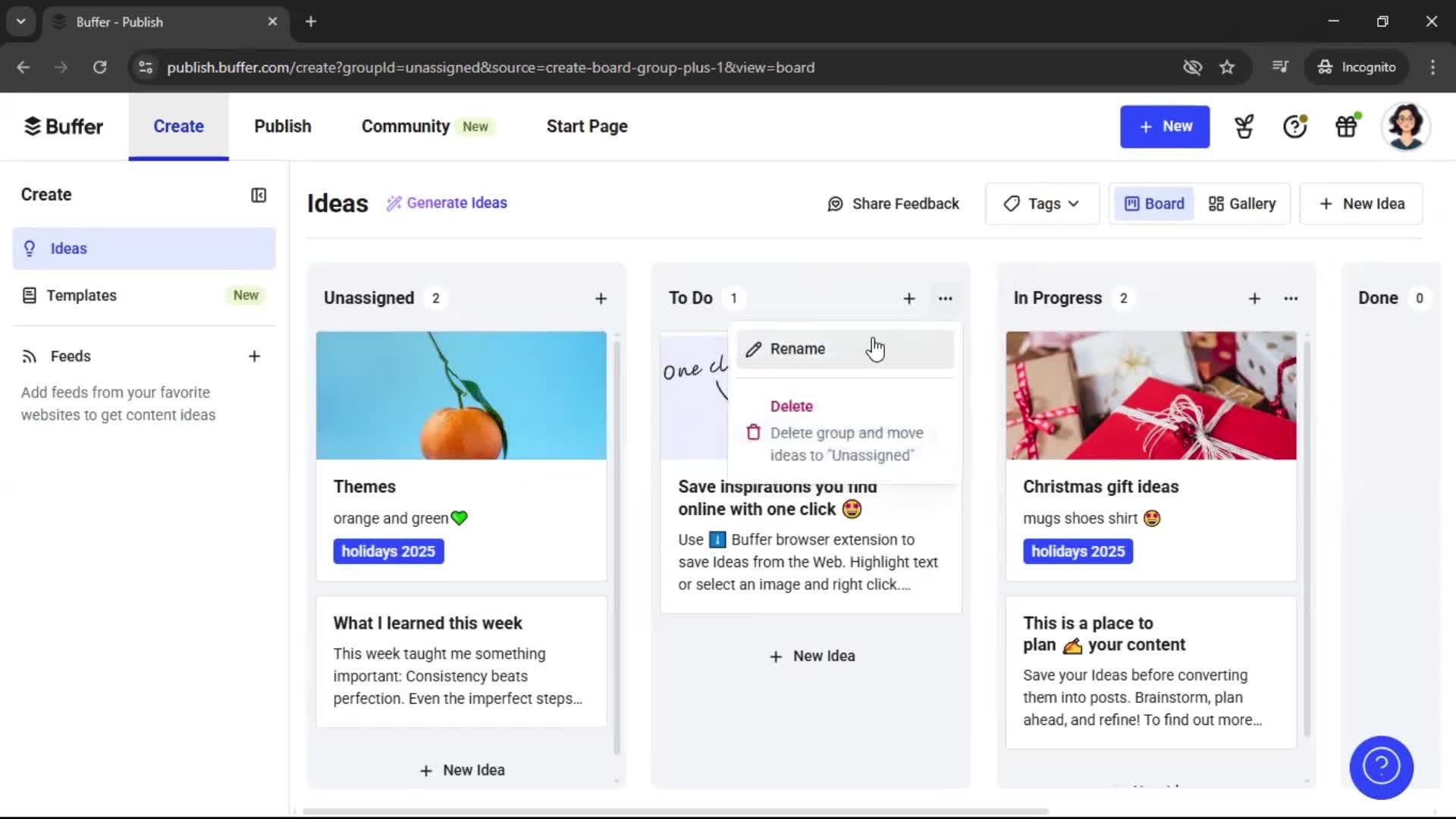 General browsing screenshot
