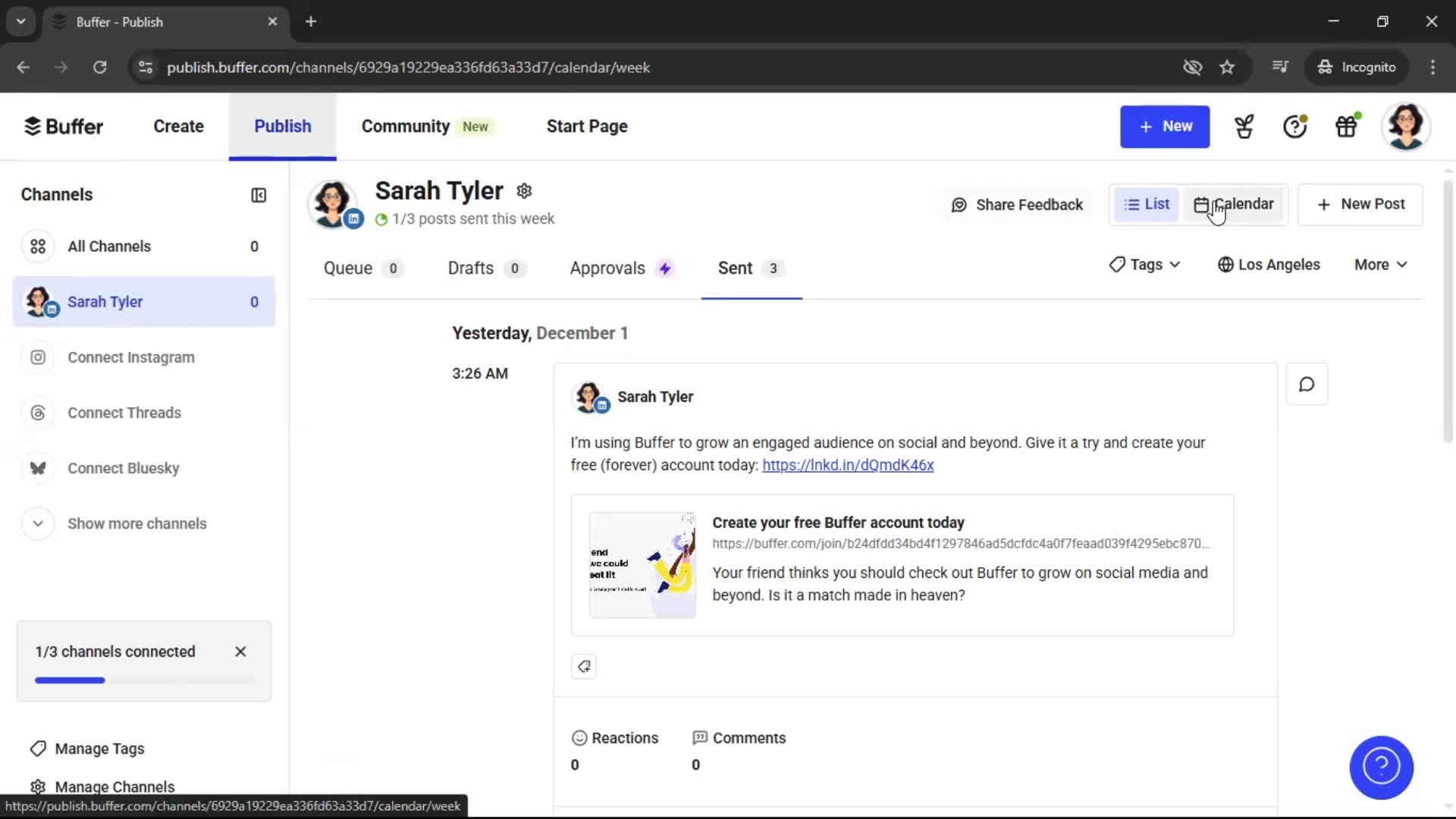General browsing screenshot