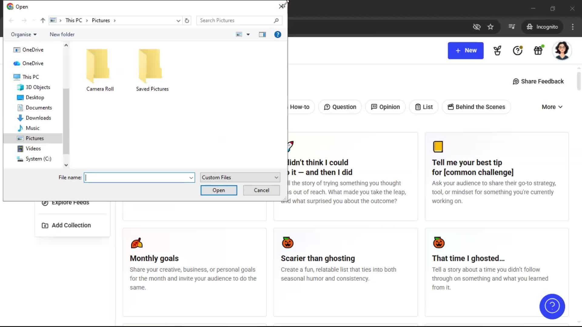 General browsing screenshot