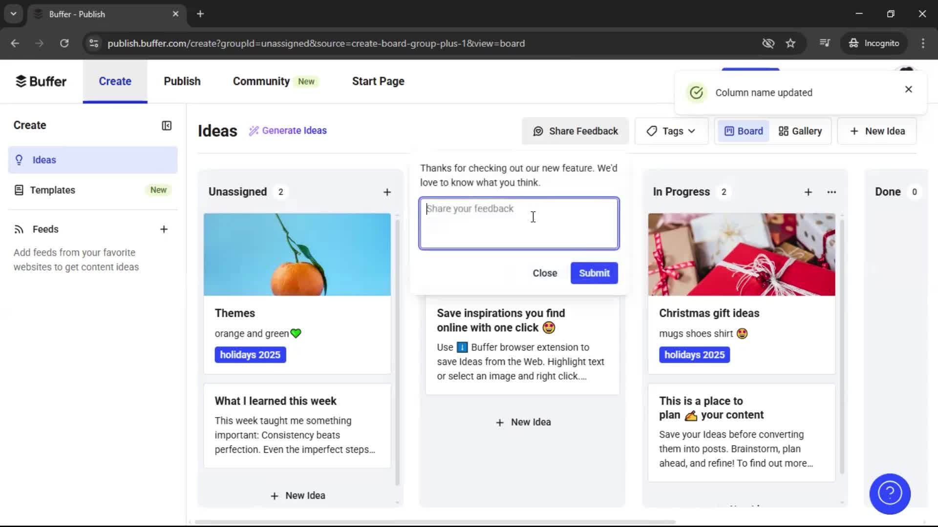 General browsing screenshot