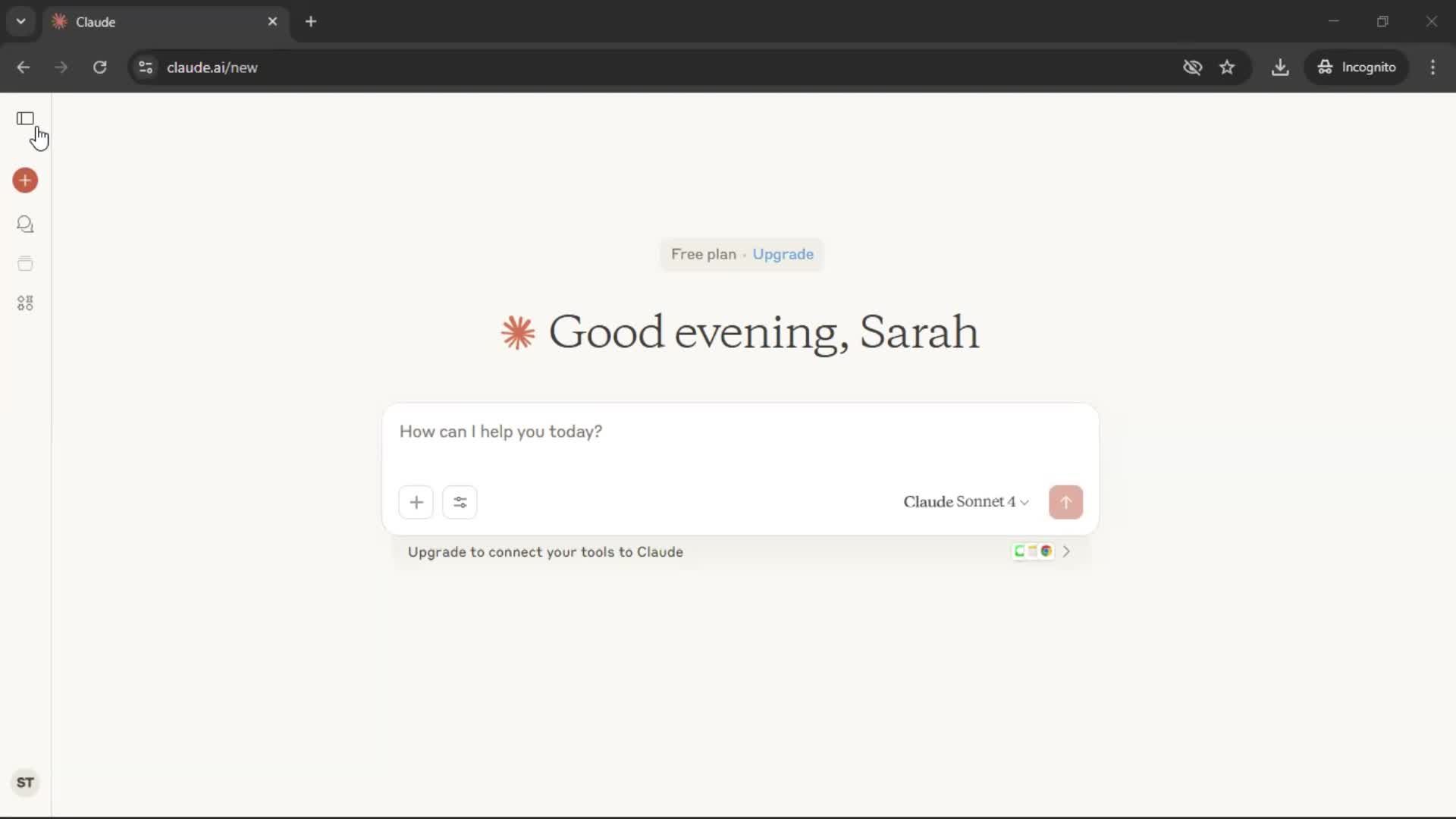 General browsing screenshot