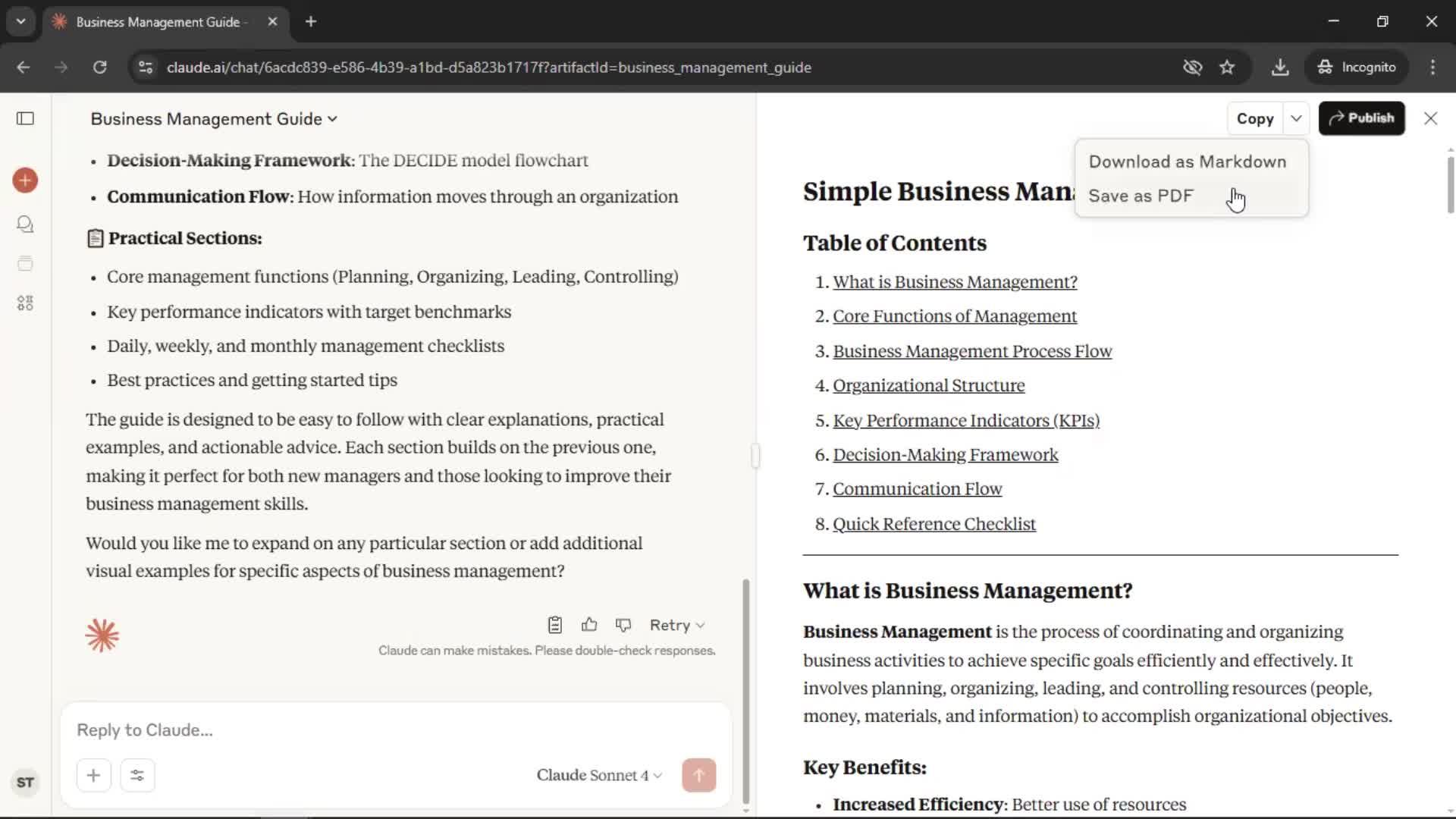 General browsing screenshot