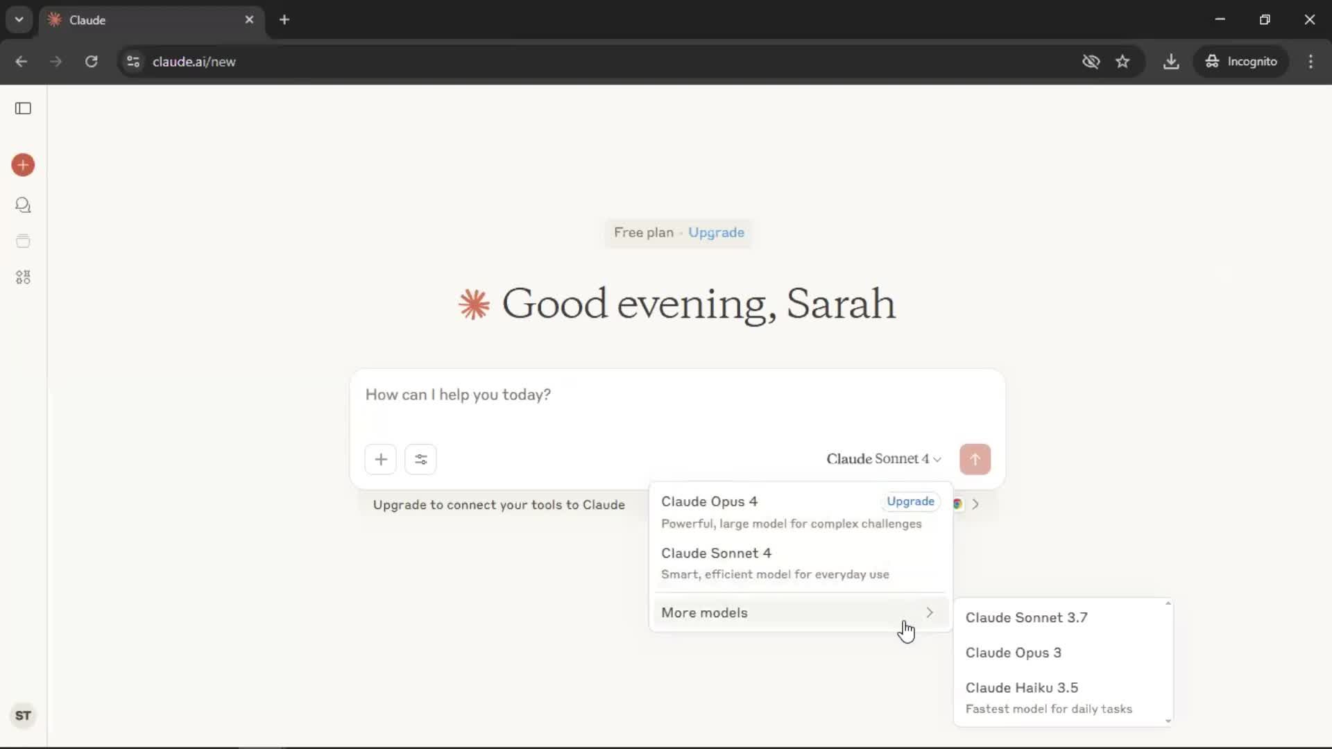 General browsing screenshot