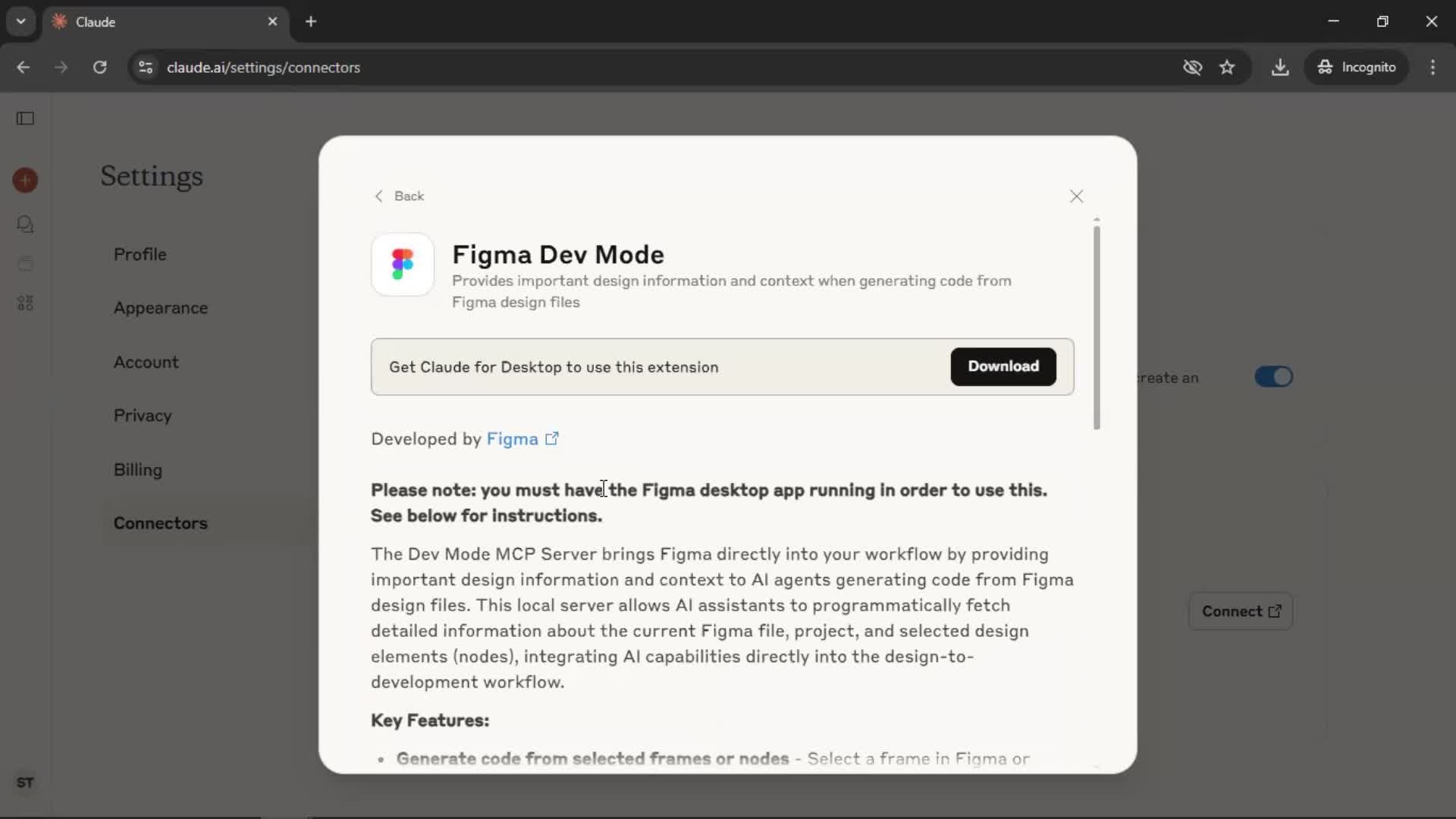 General browsing screenshot