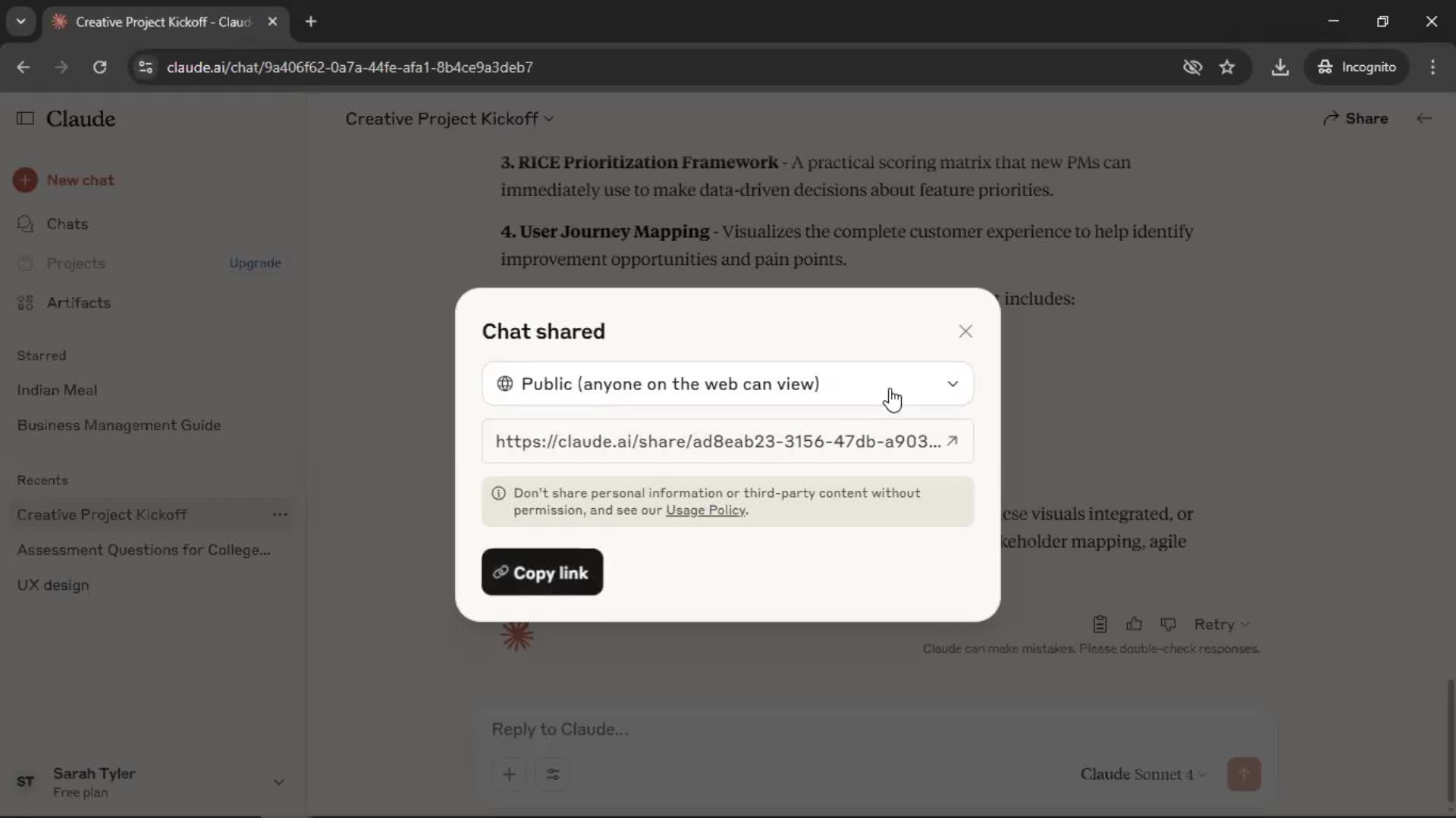 General browsing screenshot