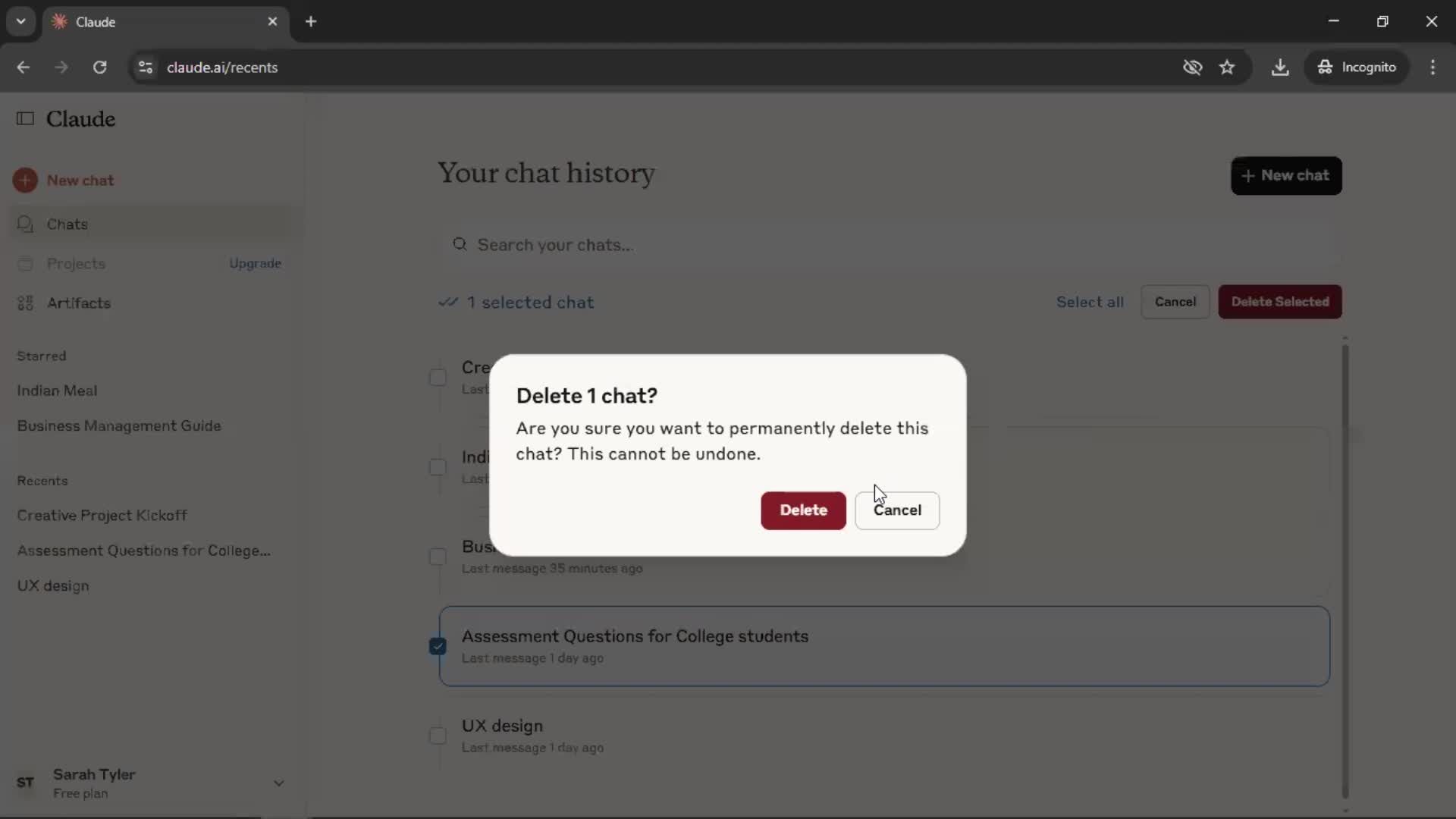 General browsing screenshot