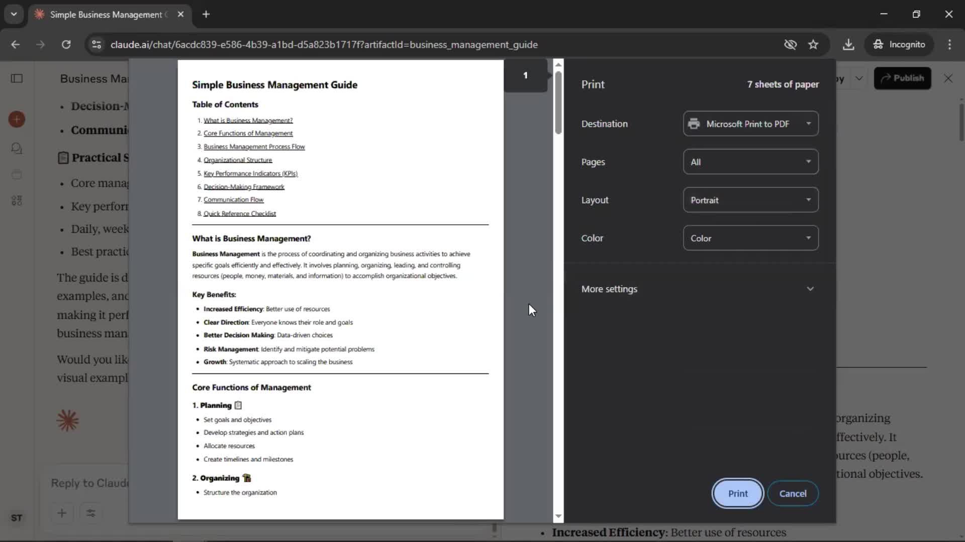General browsing screenshot