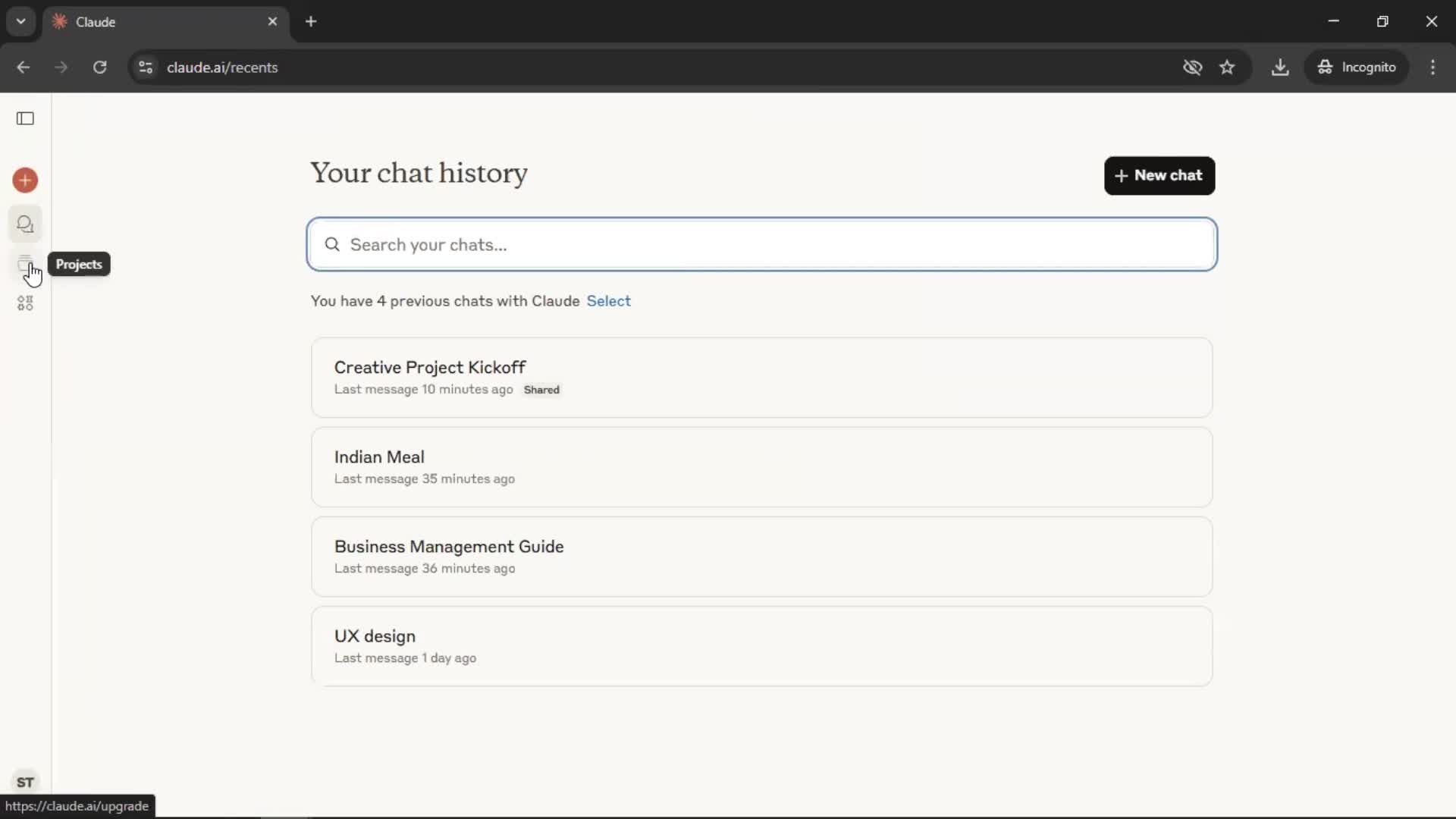 General browsing screenshot
