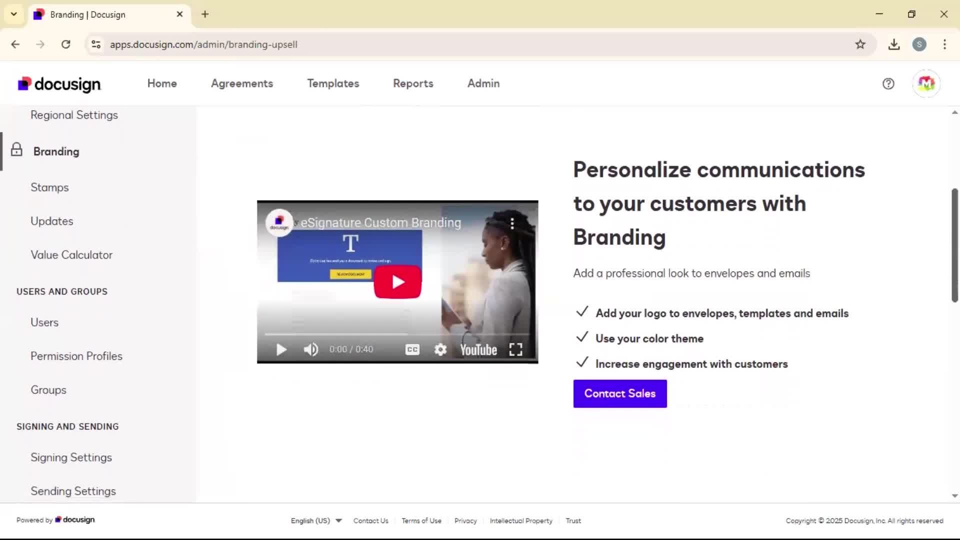 General browsing on Docusign video thumbnail