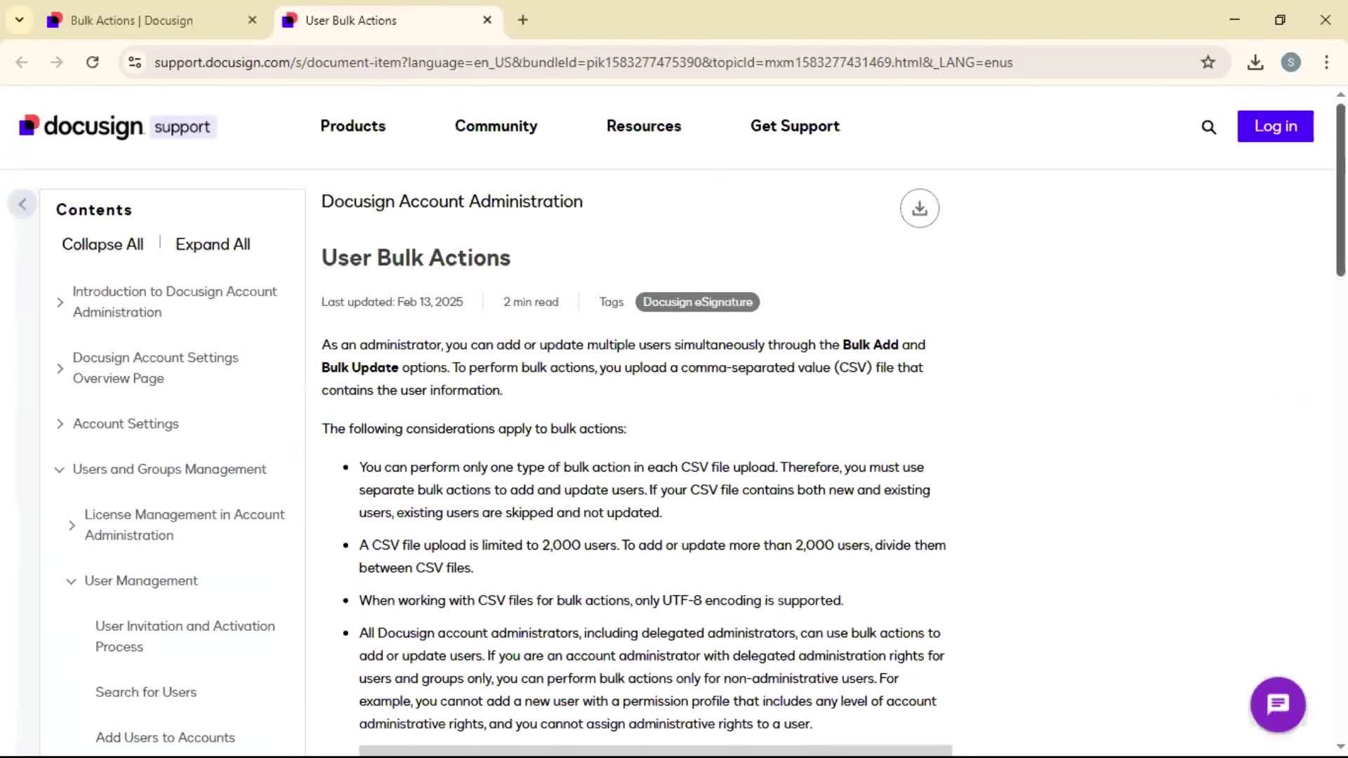 General browsing screenshot