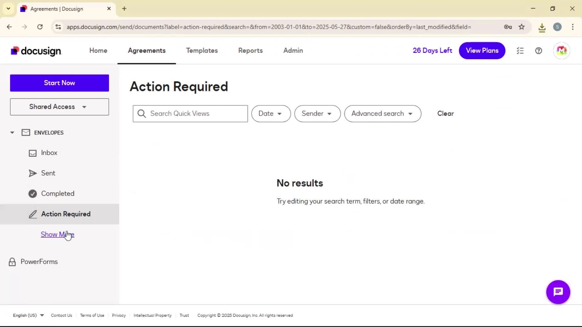General browsing screenshot