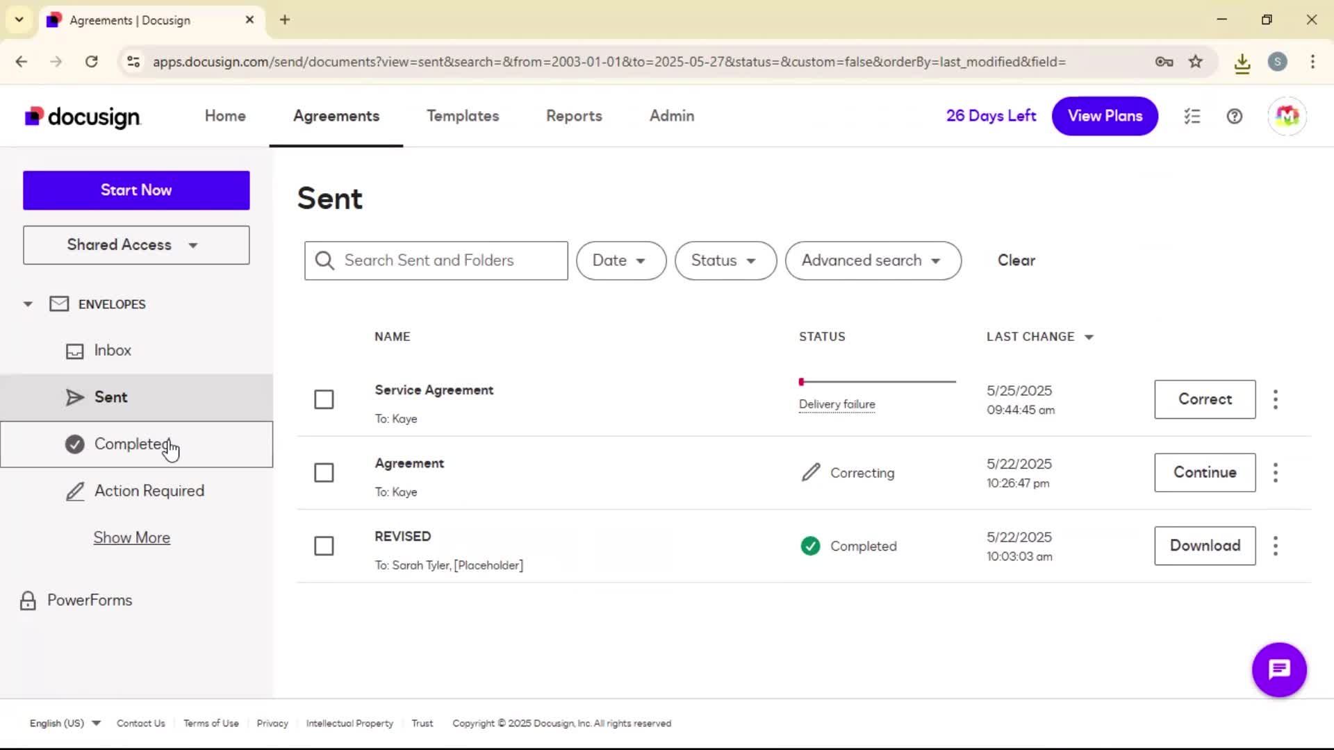 General browsing screenshot