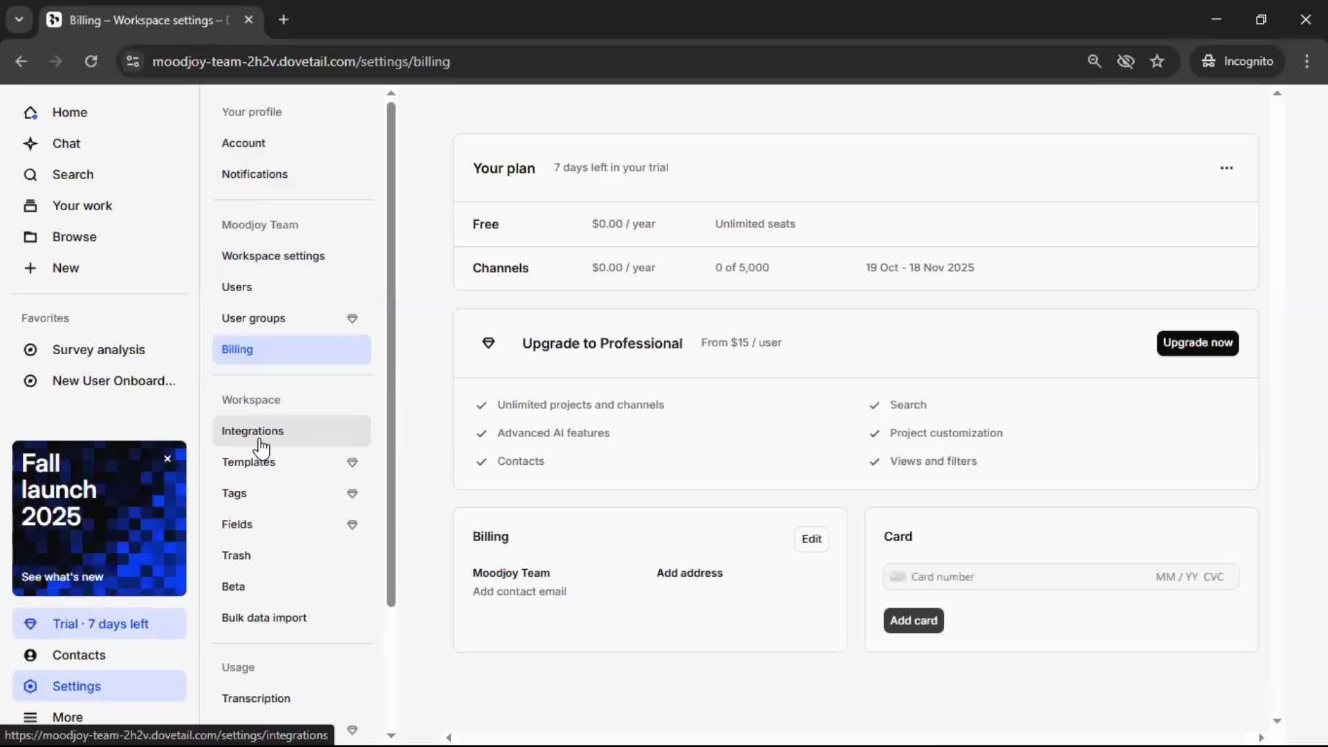 General browsing screenshot