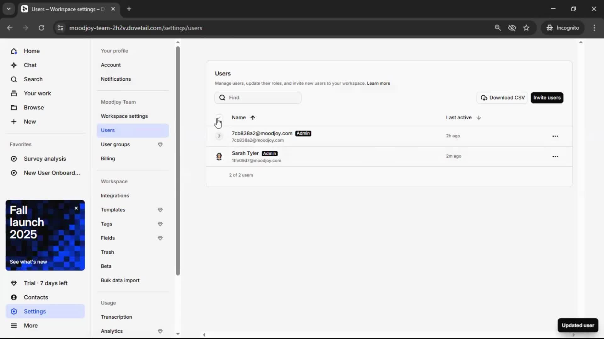 General browsing screenshot