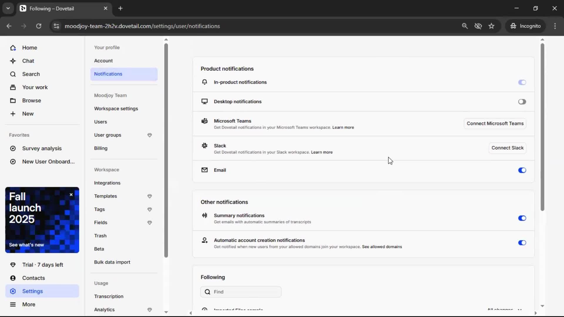 General browsing screenshot