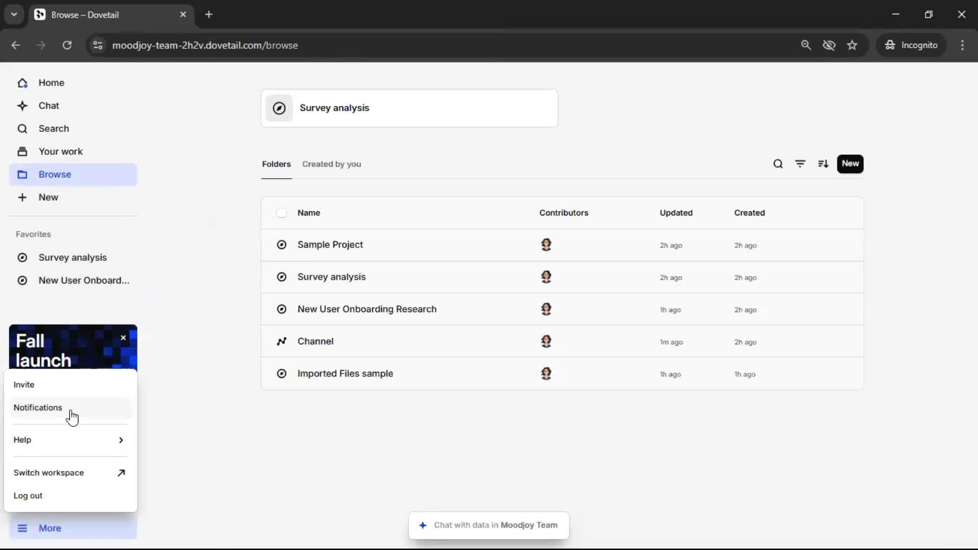 General browsing screenshot