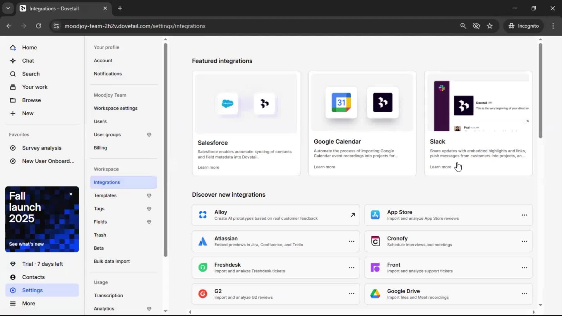 General browsing screenshot