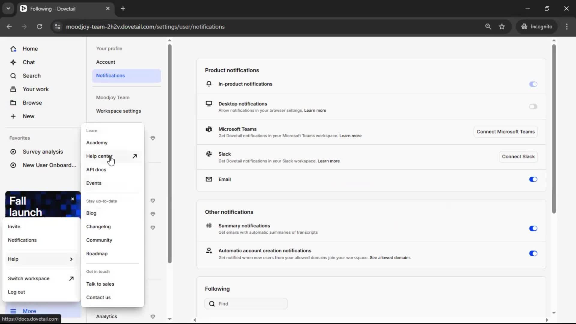 General browsing screenshot
