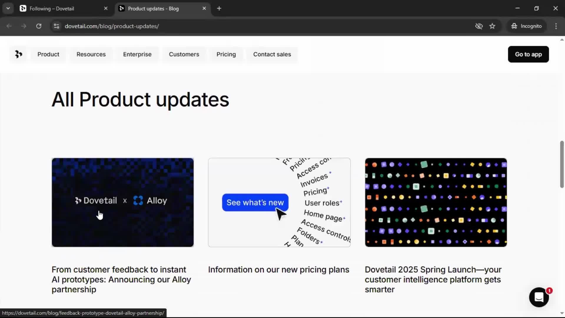 General browsing screenshot