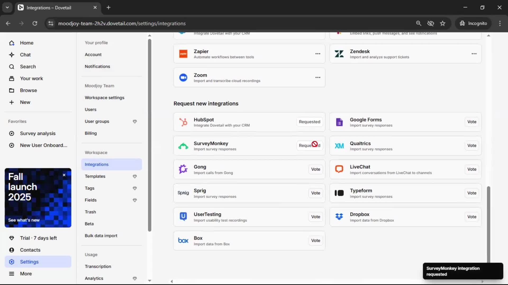 General browsing screenshot