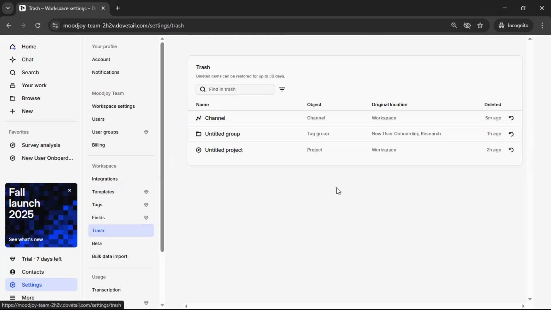 General browsing screenshot