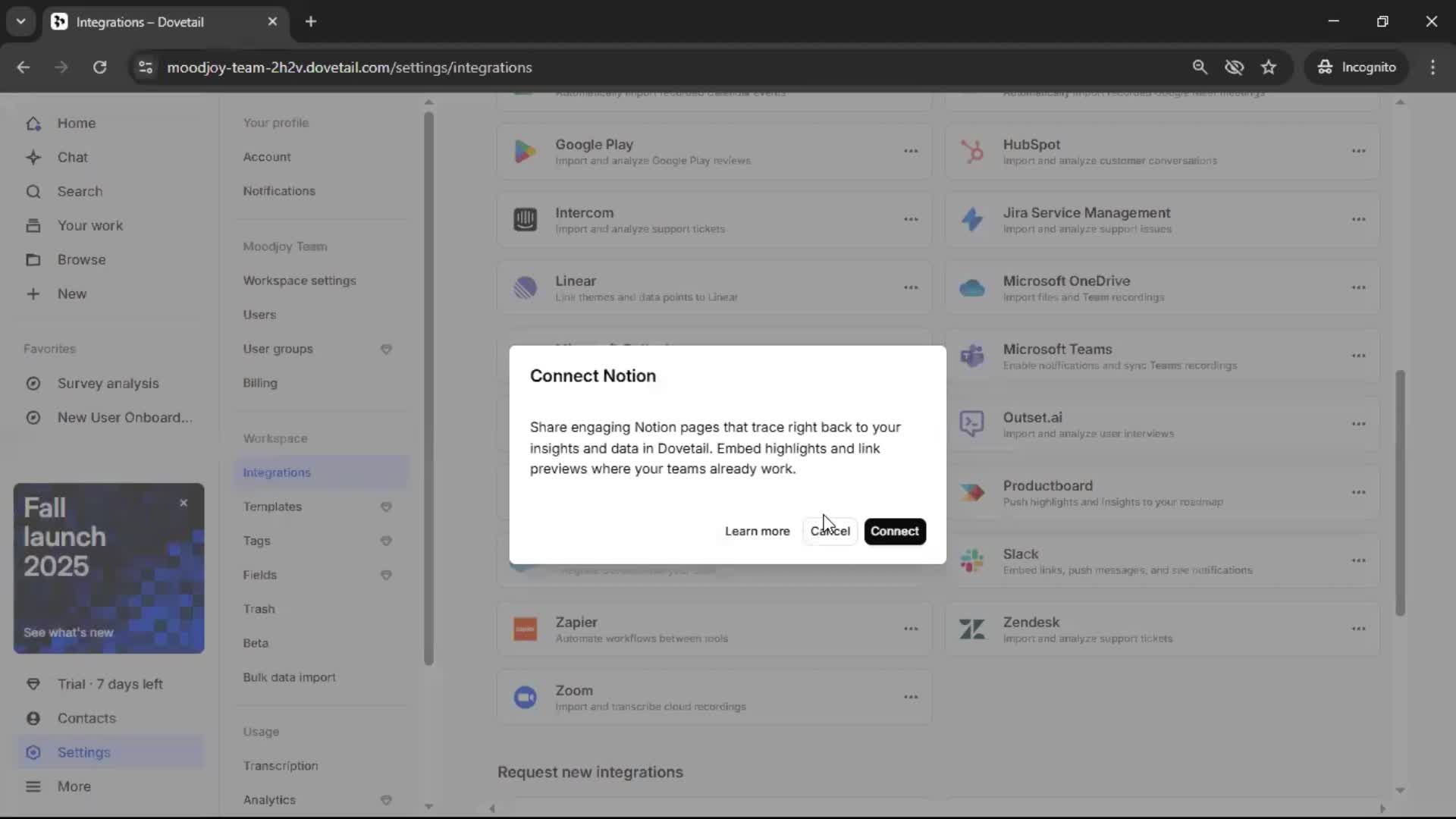 General browsing screenshot