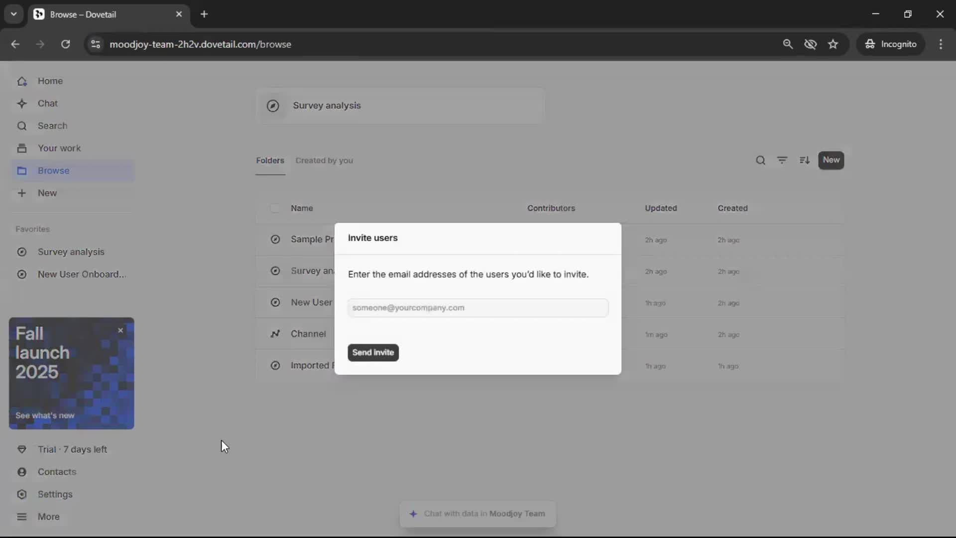General browsing screenshot