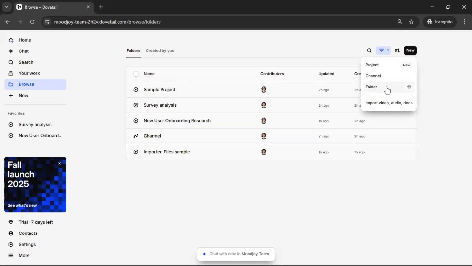 General browsing screenshot