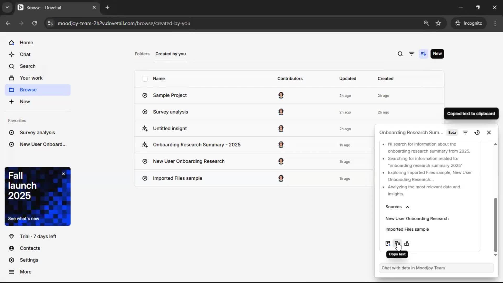 General browsing screenshot