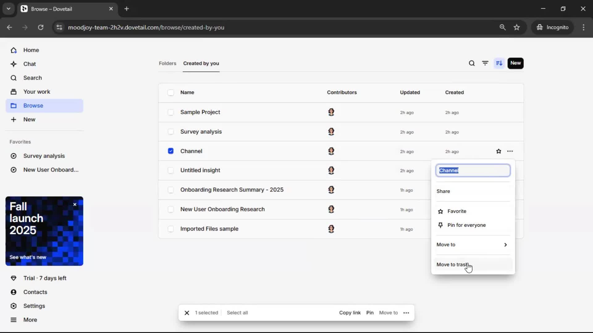 General browsing screenshot