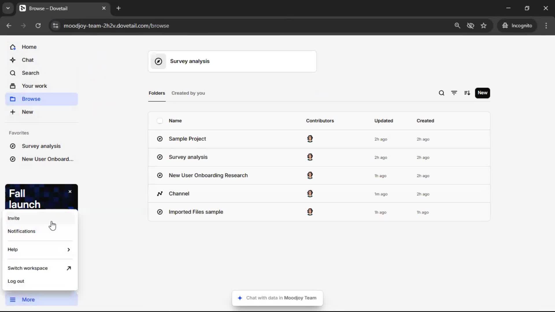General browsing screenshot