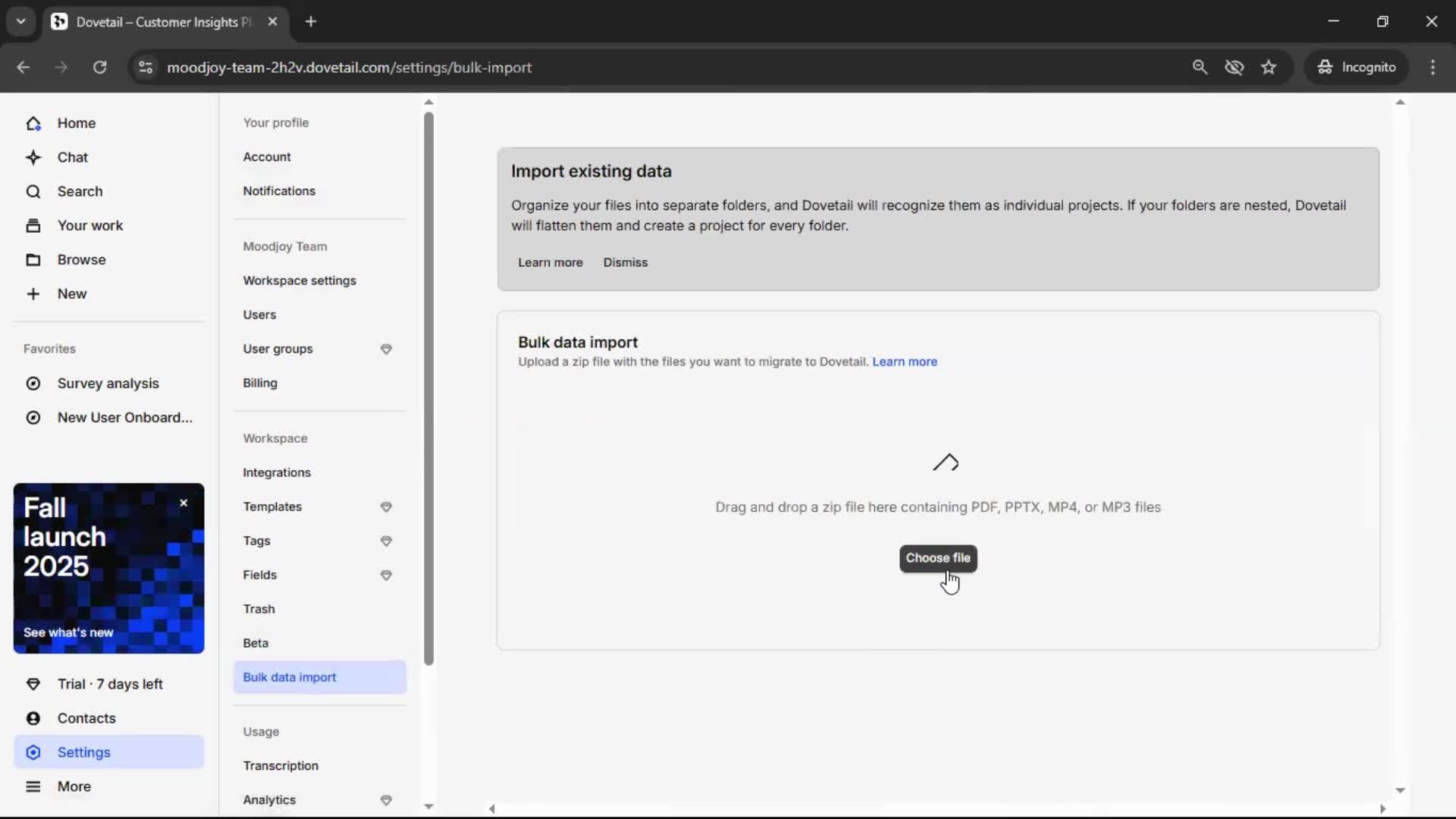 General browsing screenshot