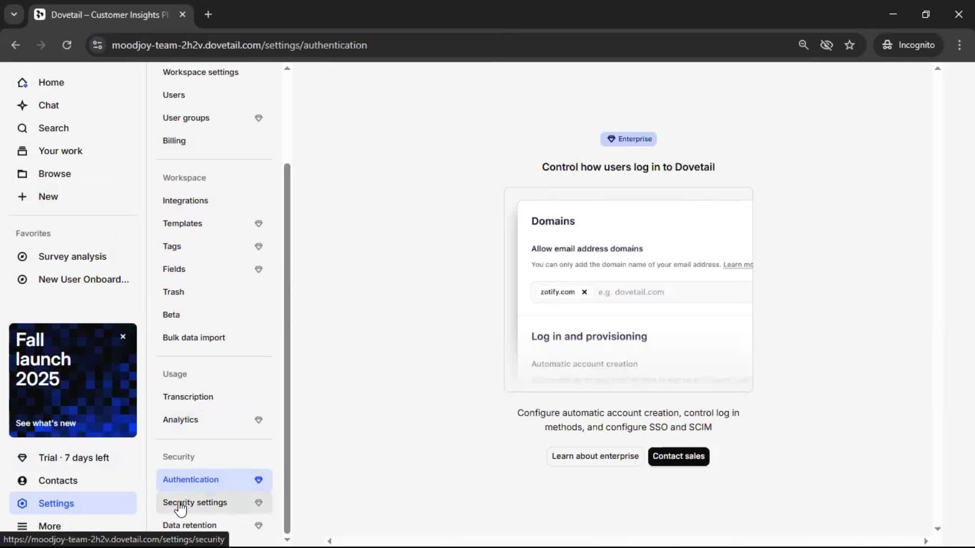 General browsing screenshot