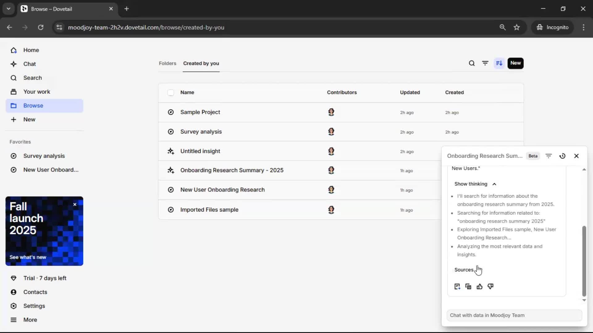 General browsing screenshot