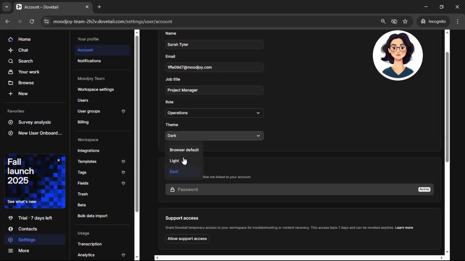 General browsing screenshot