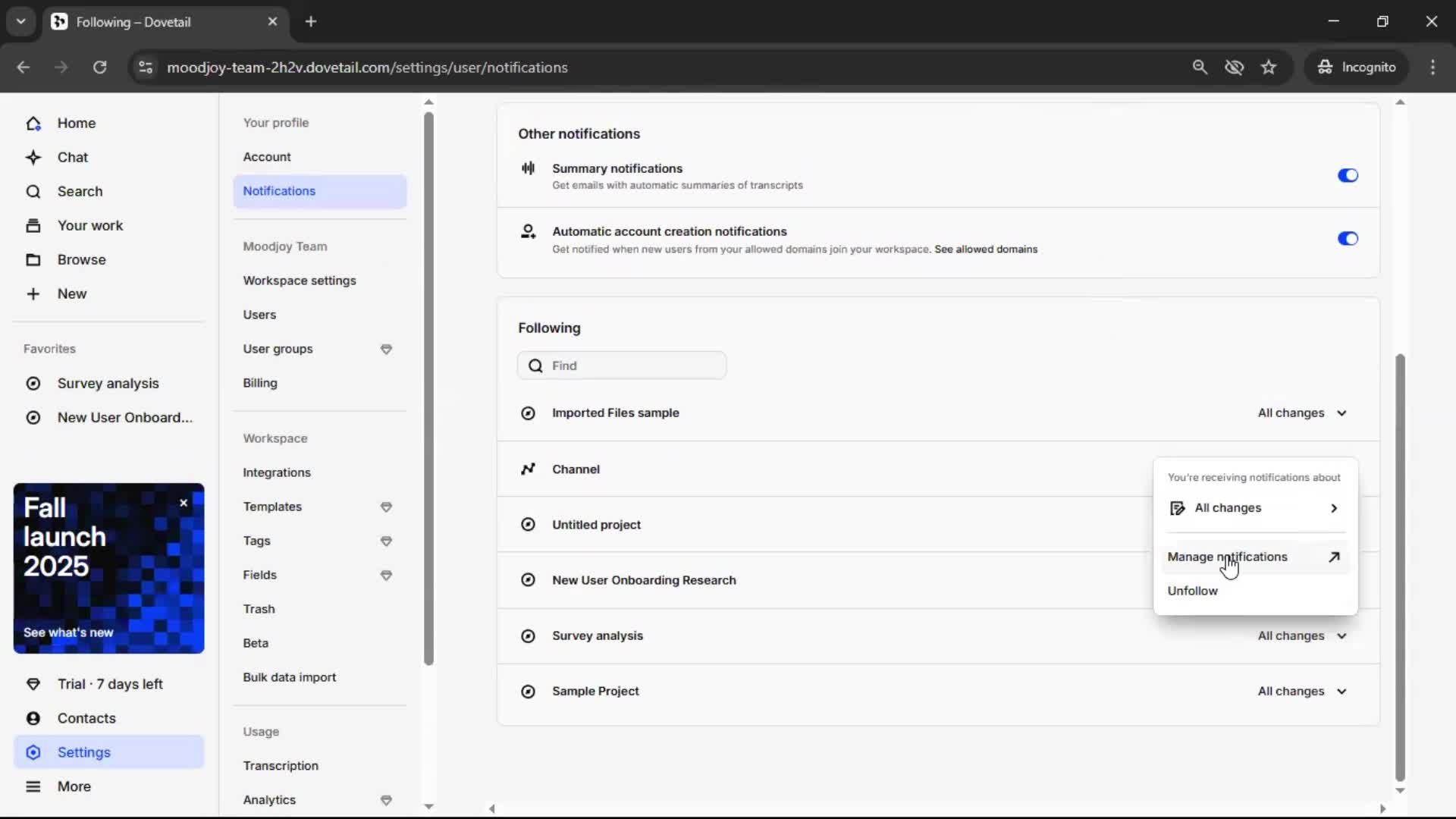 General browsing screenshot