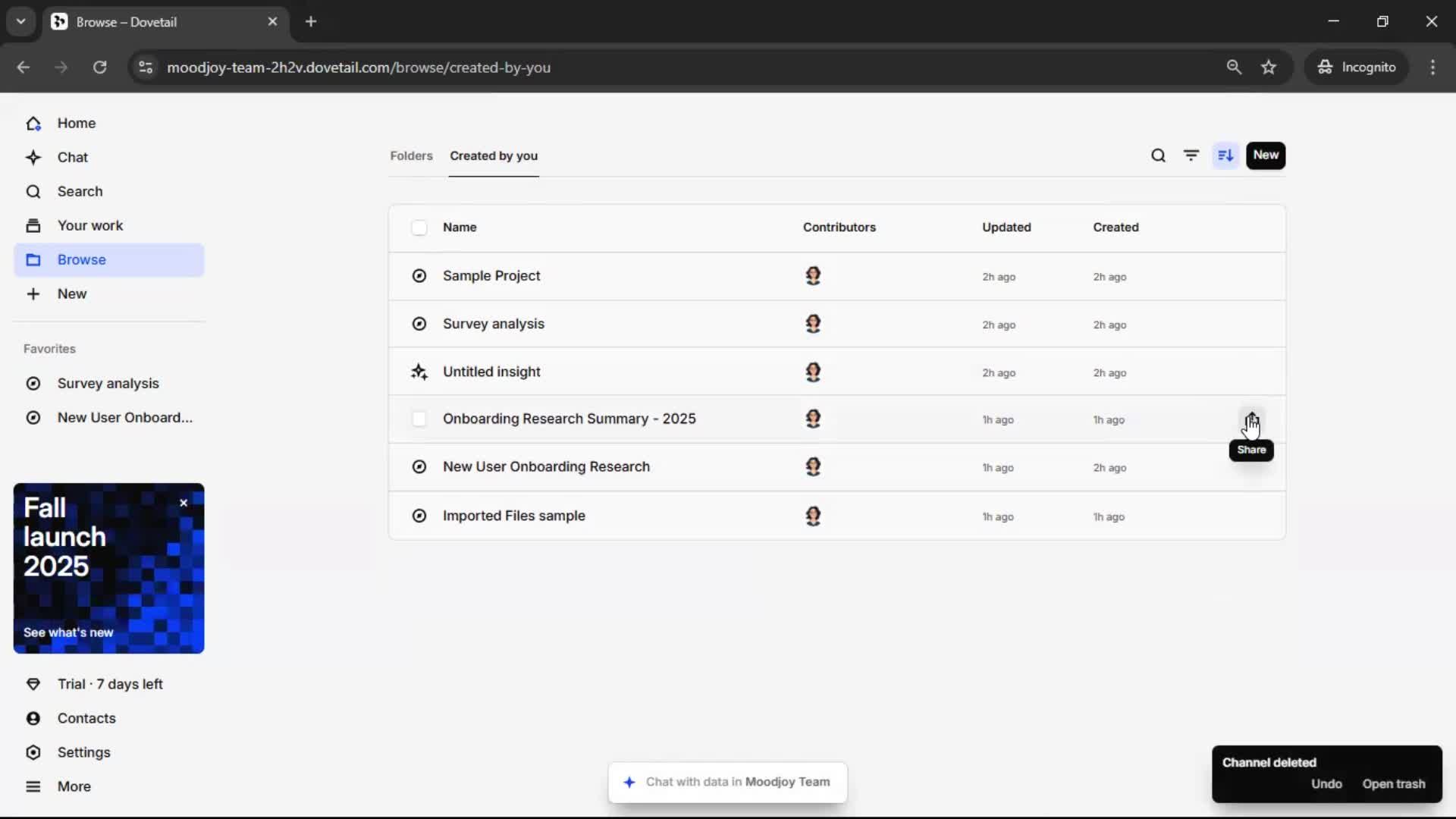 General browsing screenshot