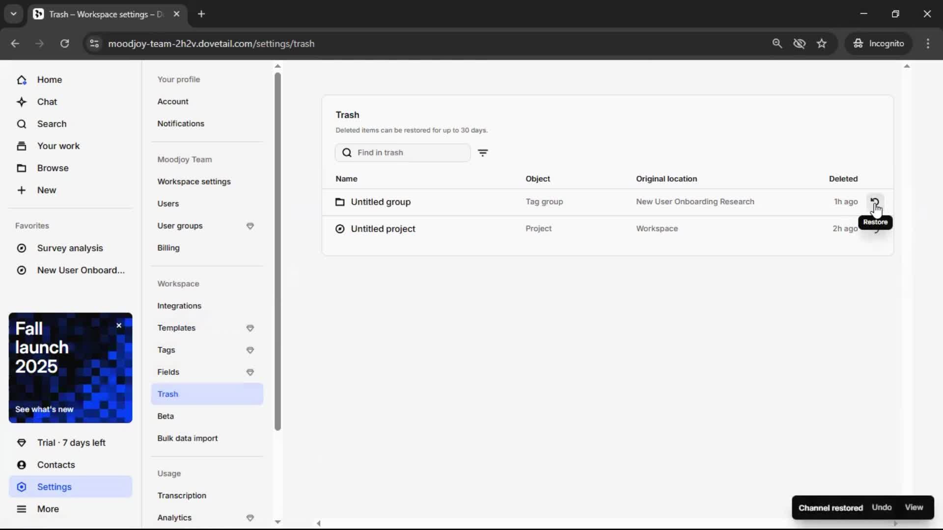 General browsing screenshot