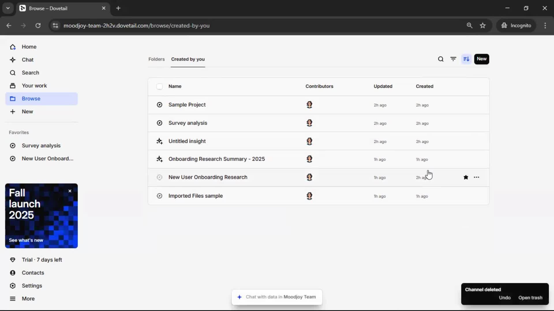 General browsing screenshot
