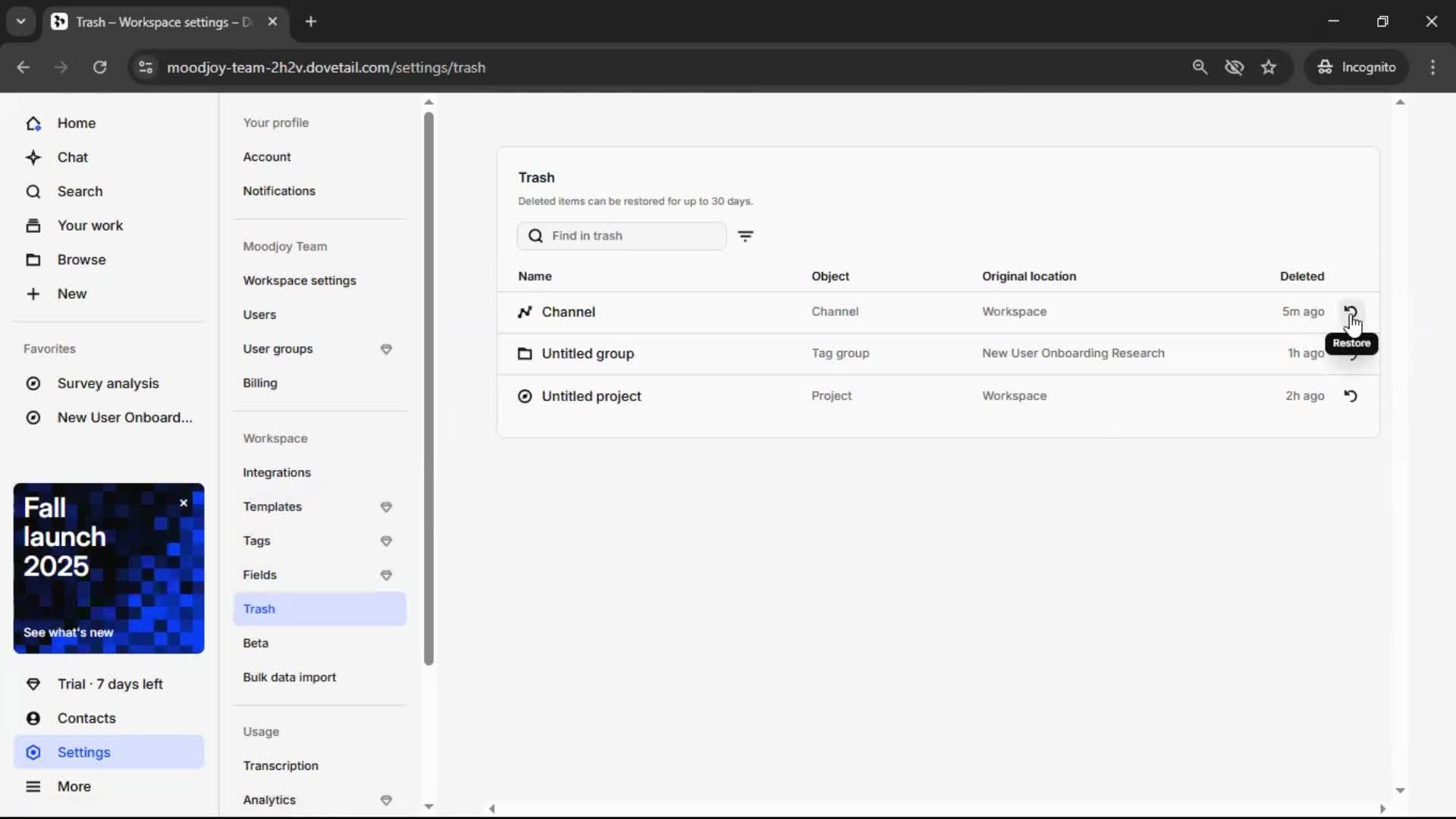 General browsing screenshot