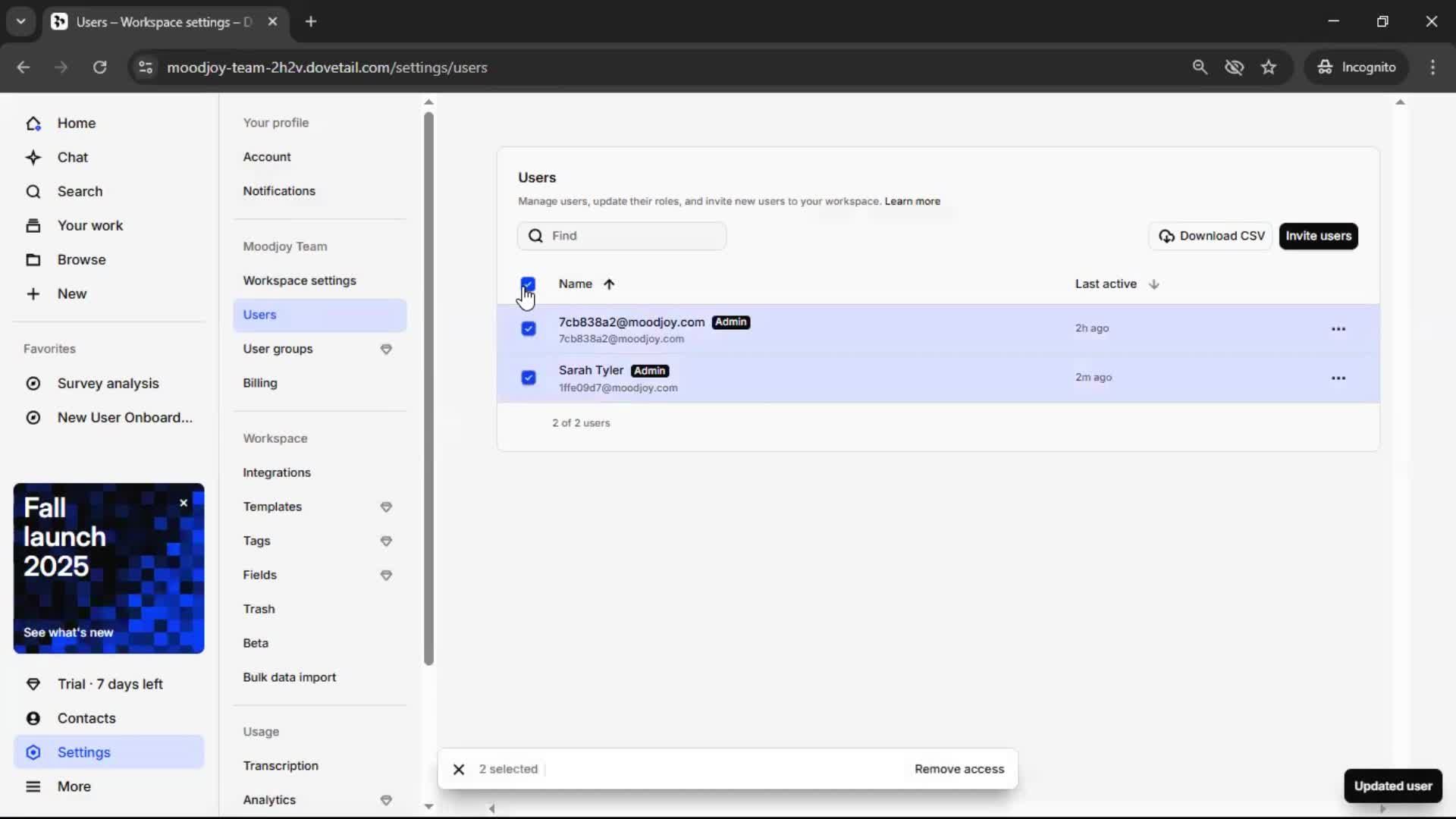General browsing screenshot