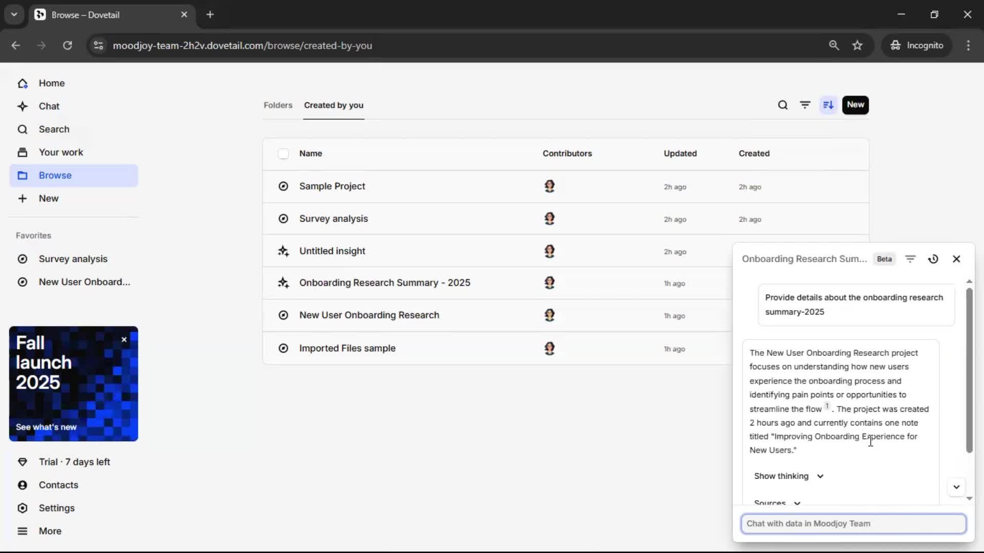 General browsing screenshot
