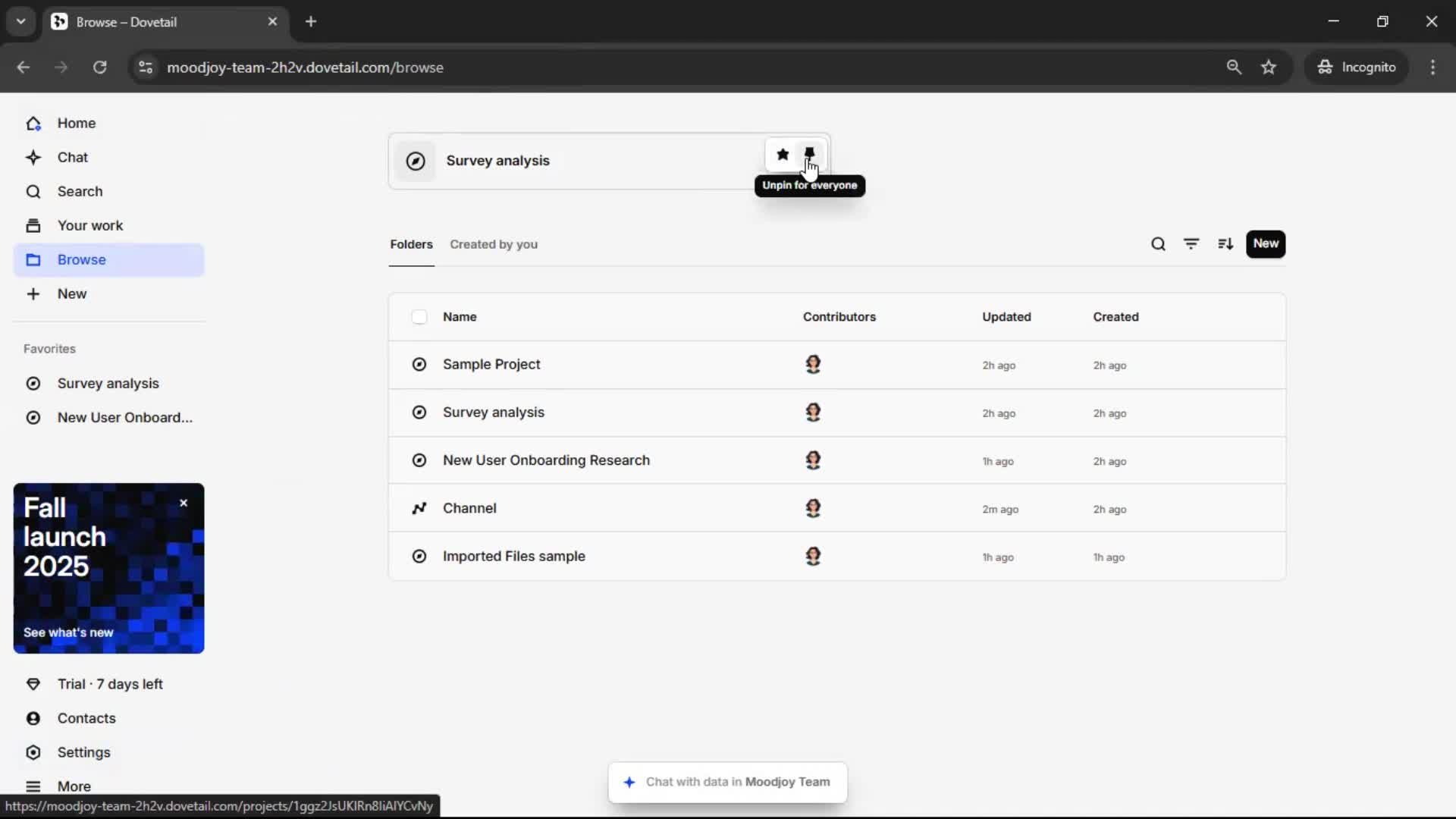General browsing screenshot