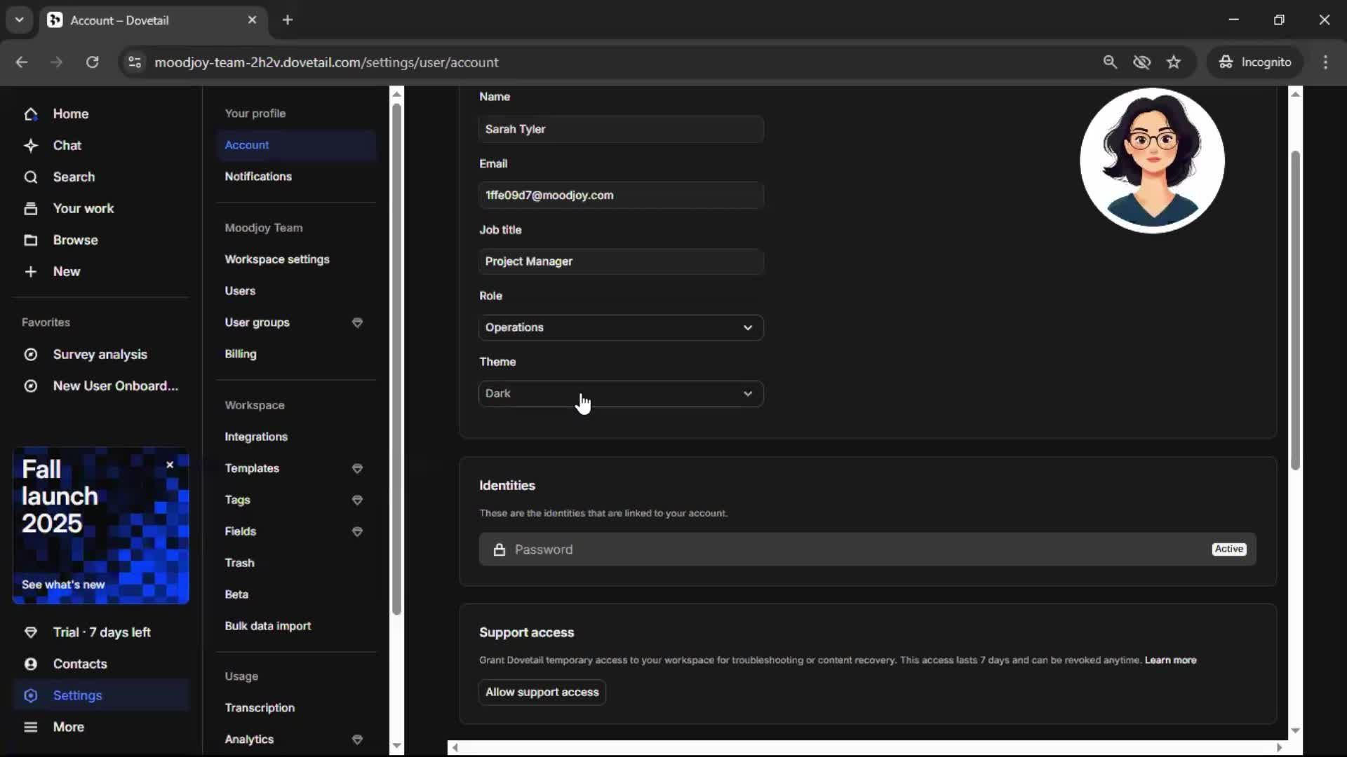General browsing screenshot