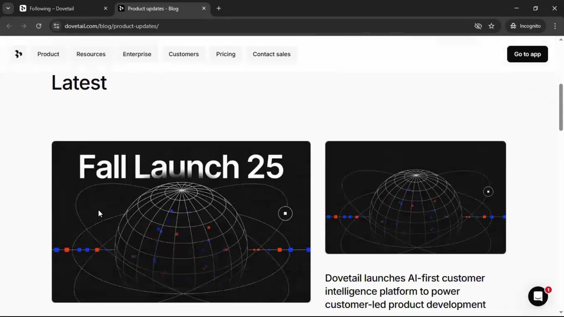 General browsing screenshot