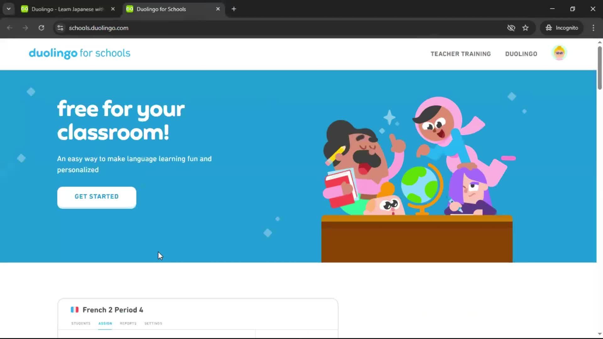 General browsing screenshot