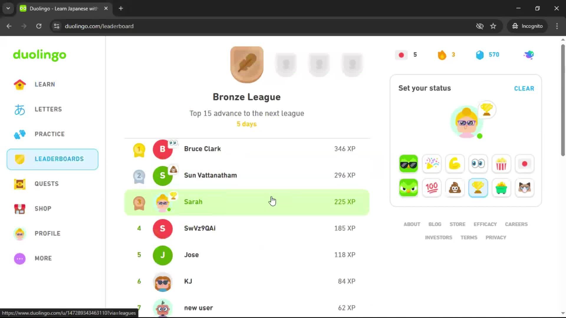 General browsing on Duolingo video thumbnail